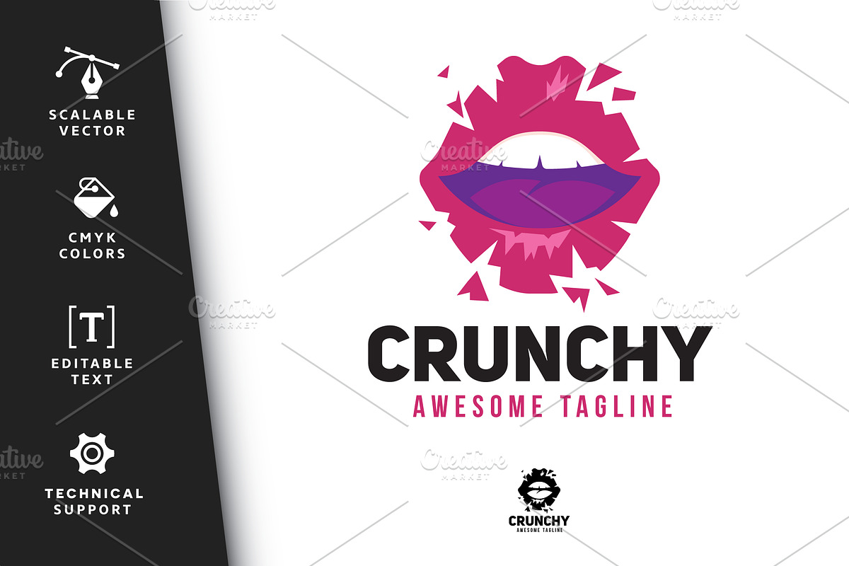 Crunchy Logo in Logo Templates - product preview 8