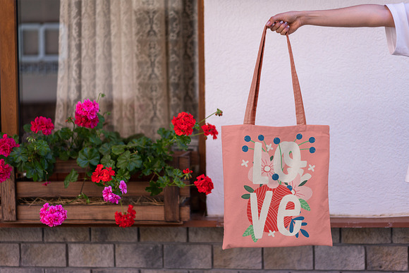 Canvas Tote Bag Mock-Up Lifestyle in Print Mockups - product preview 4