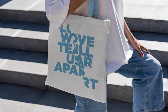 Canvas Tote Bag Mock-Up Lifestyle in Print Mockups - product preview 13