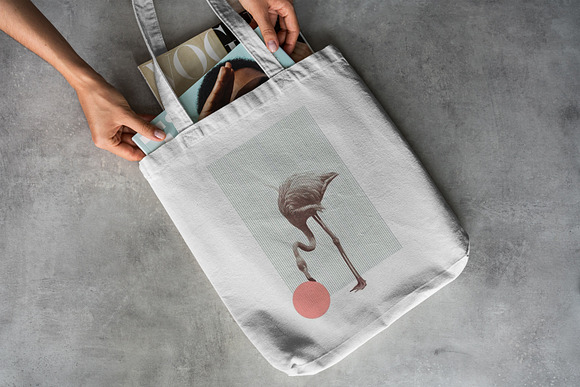 Canvas Tote Bag Mock-Up Lifestyle in Print Mockups - product preview 15