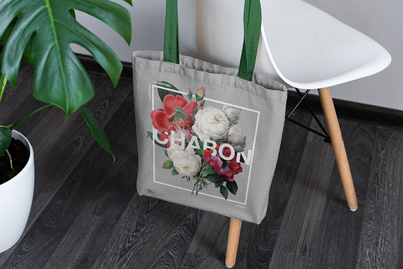 Canvas Tote Bag Mock-Up Lifestyle in Print Mockups - product preview 16