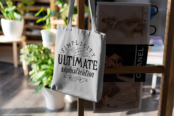 Canvas Tote Bag Mock-Up Lifestyle in Print Mockups - product preview 17