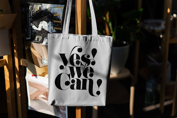 Canvas Tote Bag Mock-Up Lifestyle in Print Mockups - product preview 19