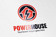 Power Electric House Logo