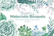 Grayed Jade Bouquets