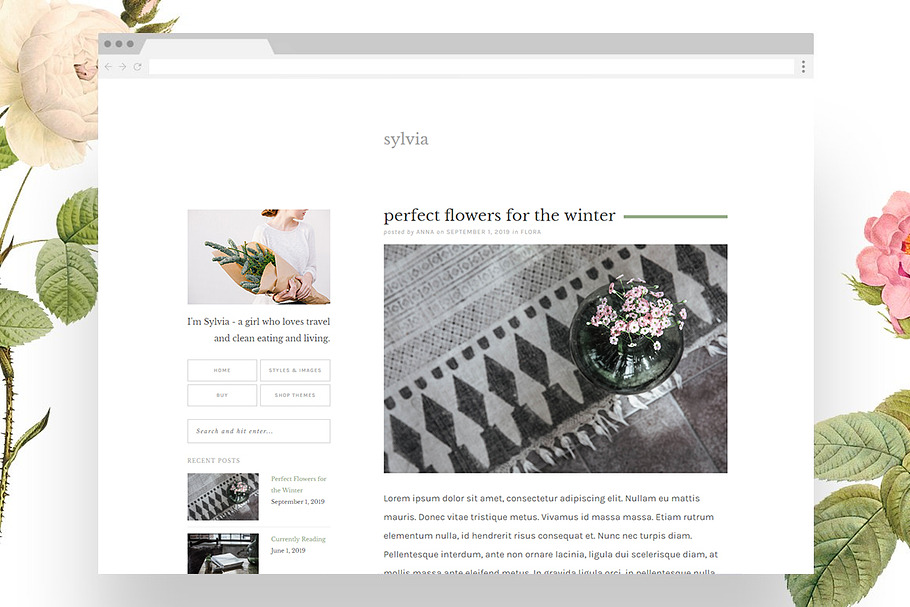 Sylvia - Responsive WordPress Theme