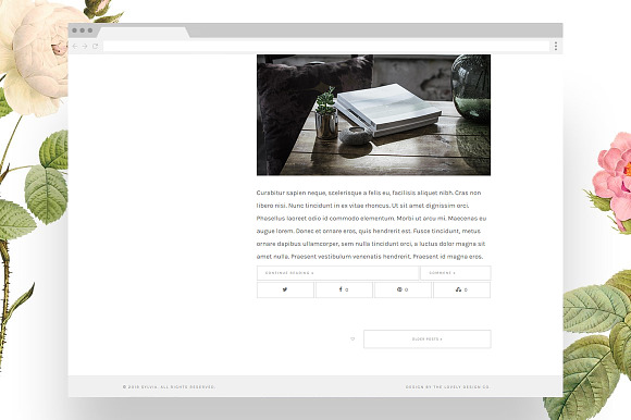 Sylvia - Responsive WordPress Theme in WordPress Blog Themes - product preview 1
