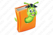 Graduate Worm Bookworm Caterpillar