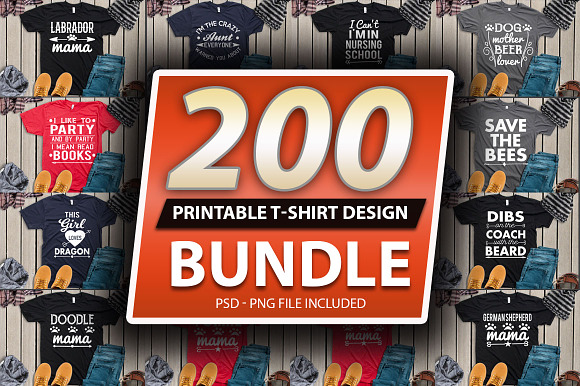 2400 TShirt Design Master Collection in Objects - product preview 3