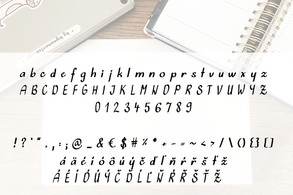 Journaling script handwritten font in Script Fonts - product preview 2