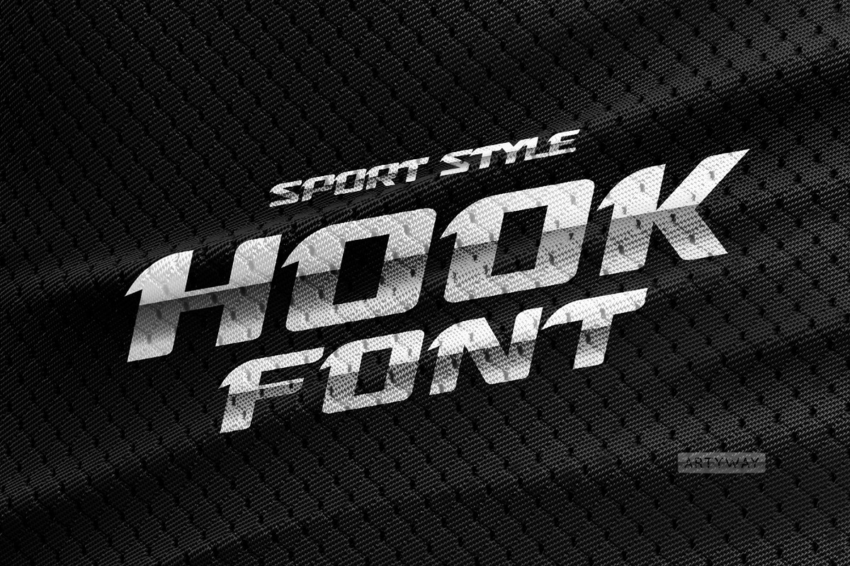 Sport Style Font / Hook Font in Display Fonts - product preview 8