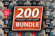 200 Tshirt design Big Bundle Vol 3