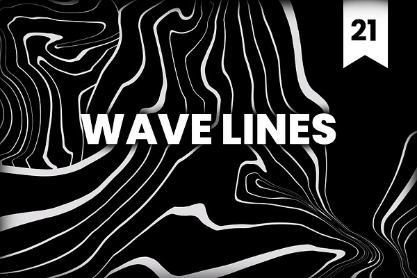 Wave Lines Background