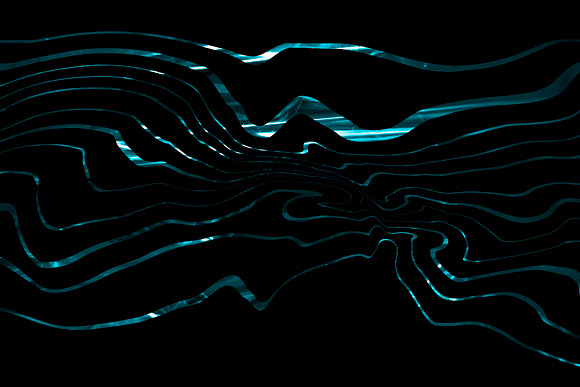 Wave Lines Background in Objects - product preview 3
