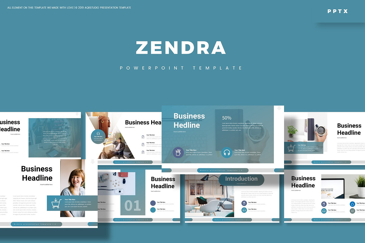 Zendra - Powerpoint Template in PowerPoint Templates - product preview 8