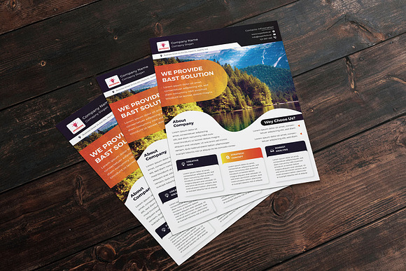Corporate Business Solution Flyer in Flyer Templates - product preview 2