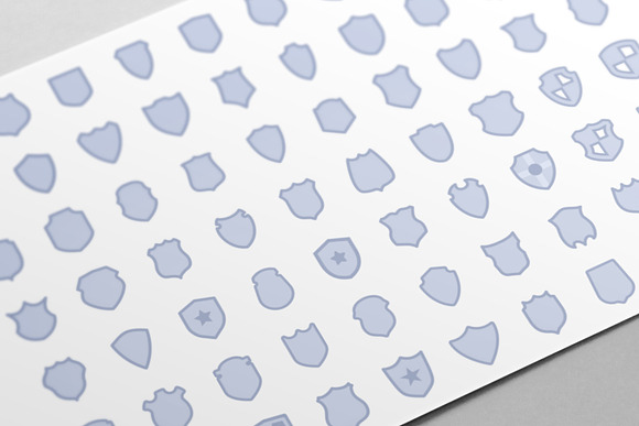 100 Shield Icons - Jolly Icon Series in Icons - product preview 1