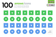 100 Arrows Icons - 5 - Jolly