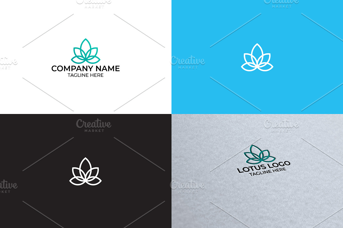 Lotus Logo Design in Logo Templates - product preview 8
