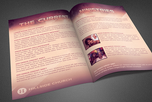 Fragile Man Church Bulletin Template in Brochure Templates - product preview 1
