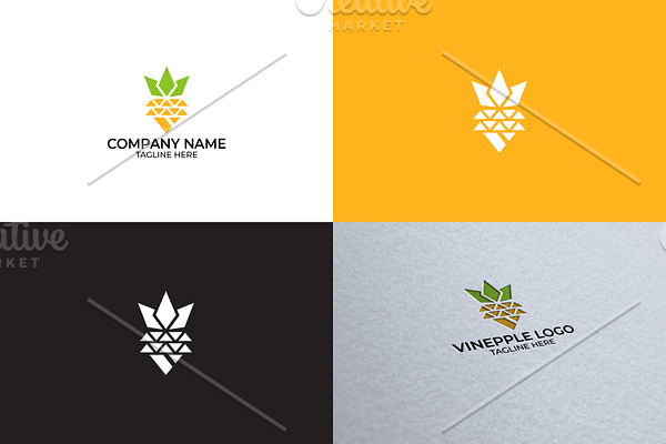 Pineapple Logo Design