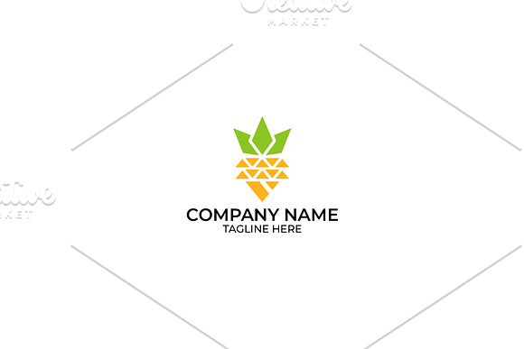 Pineapple Logo Design in Logo Templates - product preview 1