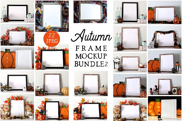 Autumn Frame Mockup Bundle 2