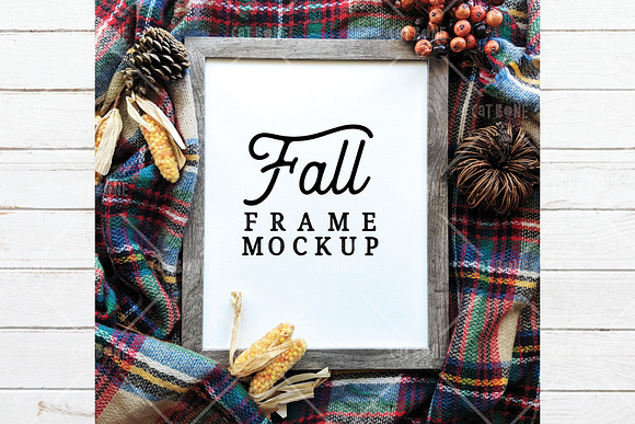 Autumn Frame Mockup Bundle 2 in Scene Creator Mockups - product preview 2