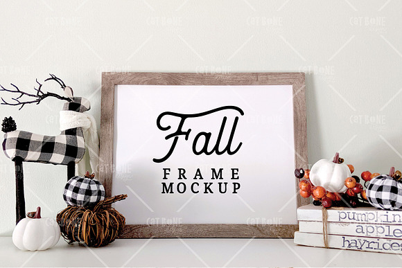 Autumn Frame Mockup Bundle 2 in Scene Creator Mockups - product preview 6