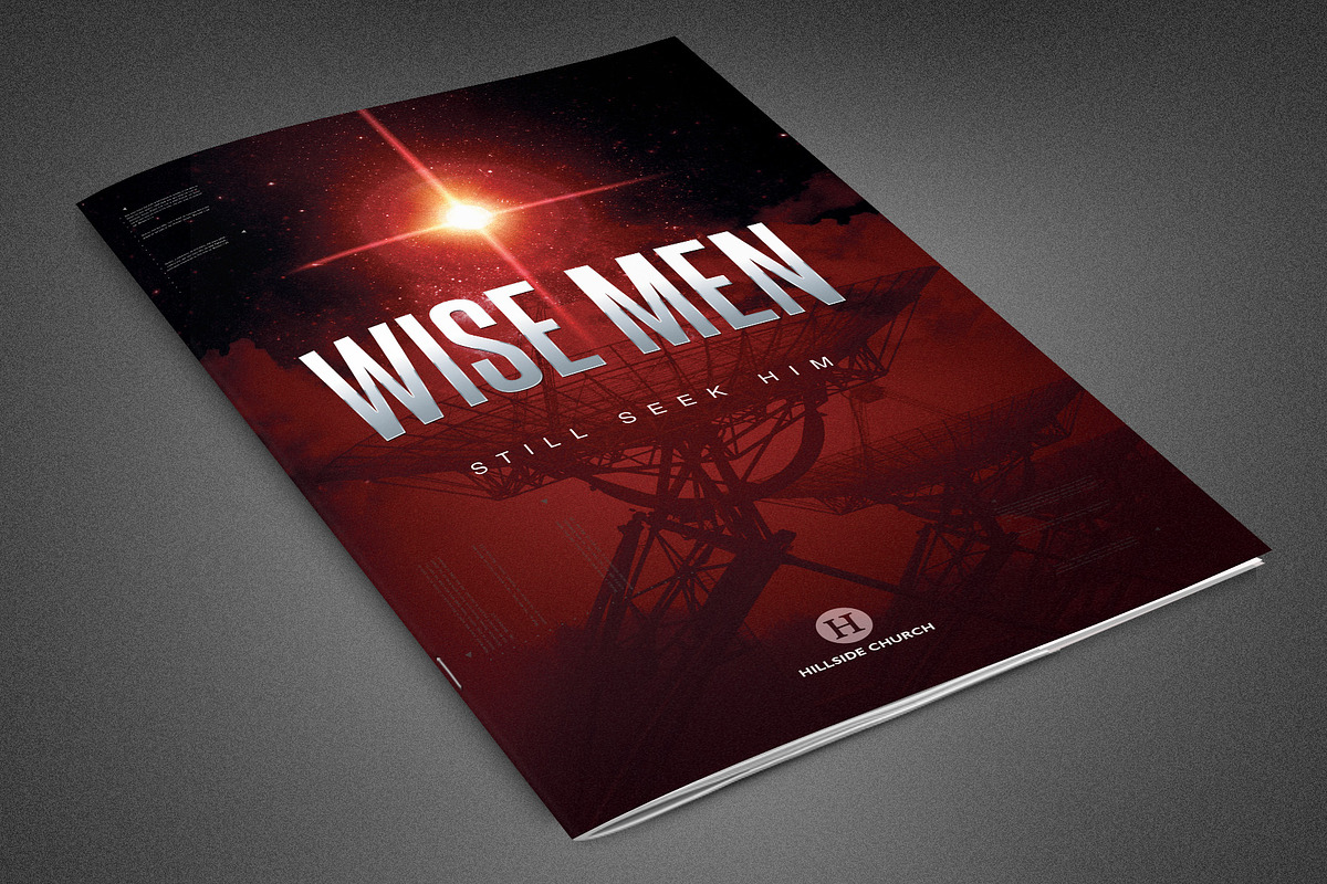 Wise Men Still Seek Him Bulletin in Brochure Templates - product preview 8