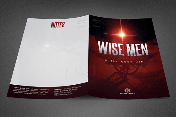 Wise Men Still Seek Him Bulletin in Brochure Templates - product preview 2
