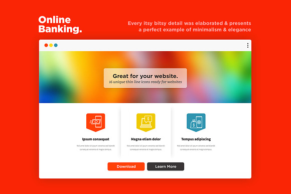 Online Banking | 16 Thin Line Icons in Safety Icons - product preview 9