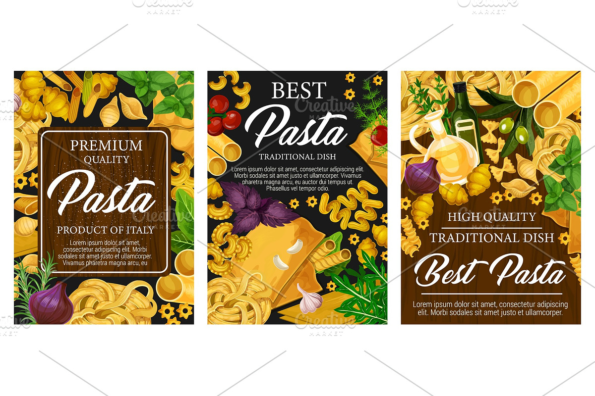 Italian pasta cooking ingredients in Illustrations - product preview 8