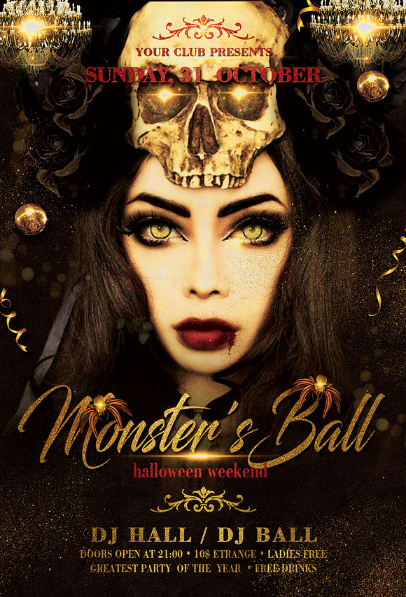 Halloween Flyer in Flyer Templates - product preview 5