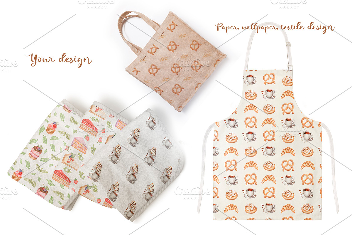 Sweet Yummy Patterns Collection in Illustrations - product preview 8