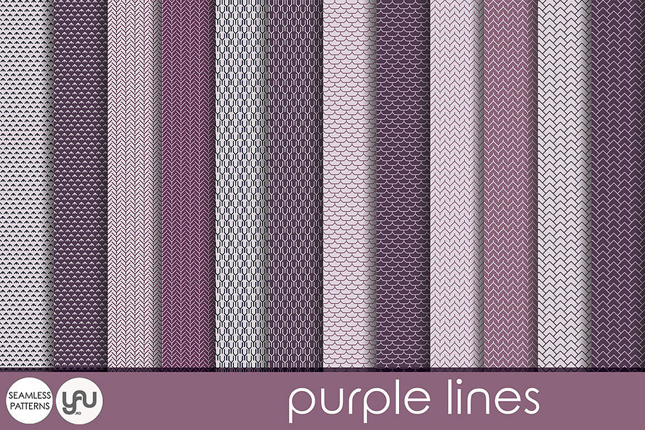 Purple digital paper: PURPLE LINES