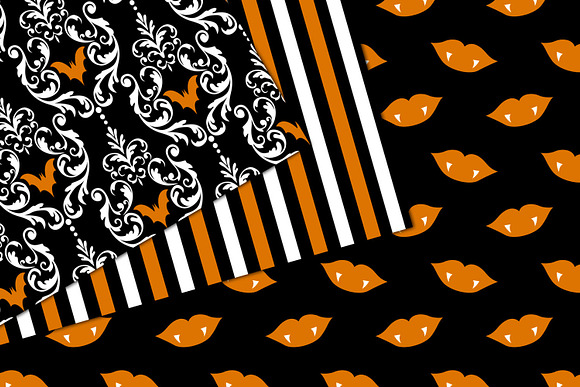 Halloween Digital Paper in Patterns - product preview 1