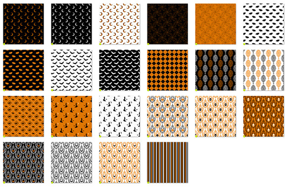 Halloween Digital Paper in Patterns - product preview 2