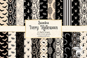 Ivory Halloween Digital Paper