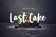 Last Cake Font