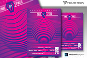 Time & Space Flyer Template