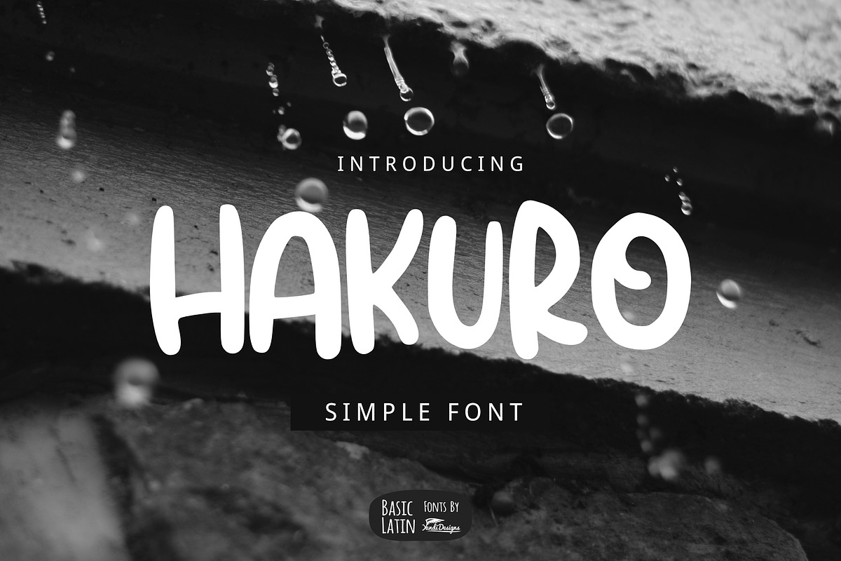 Hakuro Marker Font in Sans-Serif Fonts - product preview 8