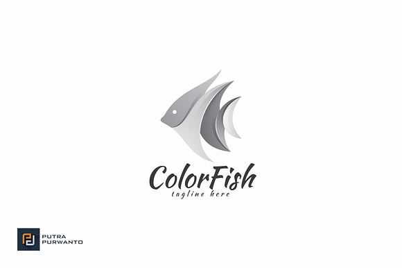 Color Fish - Logo Template in Logo Templates - product preview 1