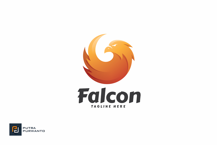Falcon - Logo Template in Logo Templates - product preview 8