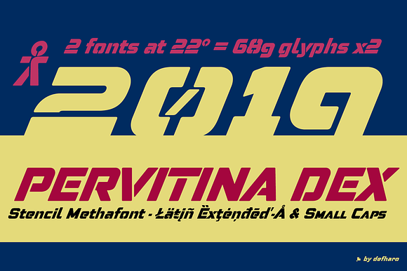 Pervitina Dex -2 fonts- in Sans-Serif Fonts - product preview 6