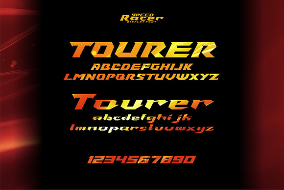 Speed Racer Display Font in Display Fonts - product preview 3