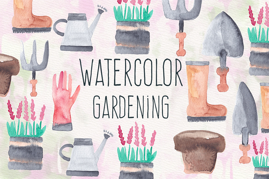 Watercolor Gardening