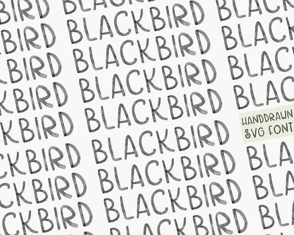 Black Bird a Handwritten Font in Sans-Serif Fonts - product preview 3
