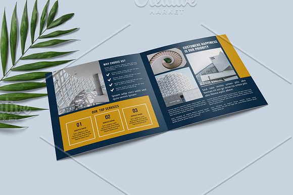 Architecture Square Brochure V910 in Brochure Templates - product preview 2