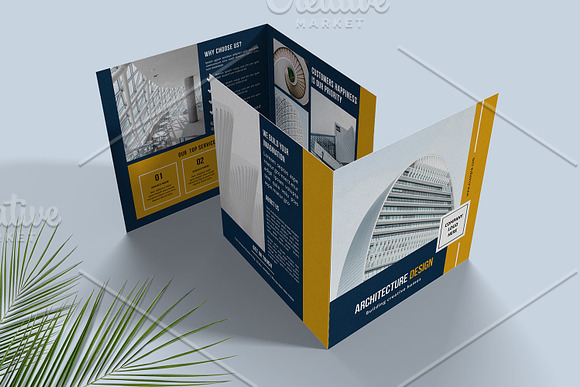 Architecture Square Brochure V910 in Brochure Templates - product preview 4